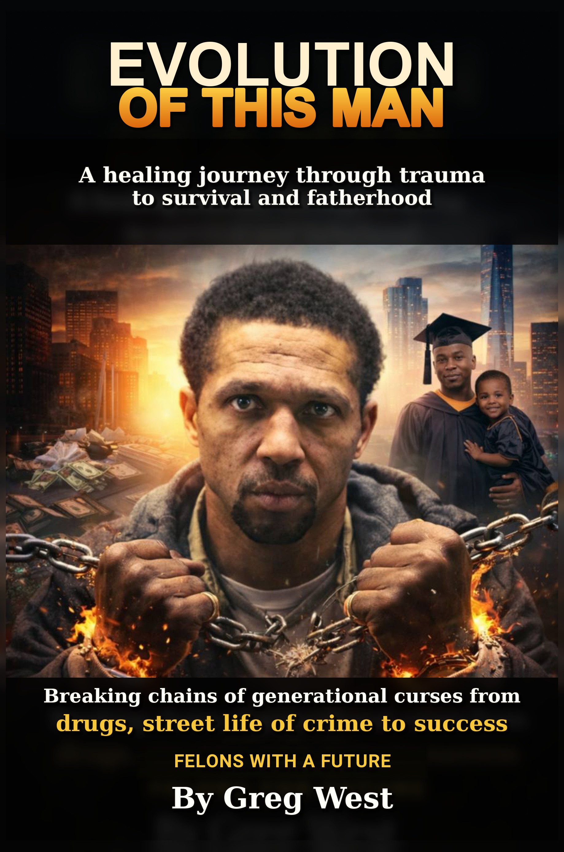 Cover of Evolution Of This Man, a memoir by Greg West